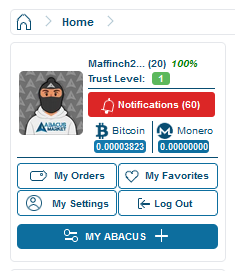 Step-by-step visual guide for accessing and using Abacus Market